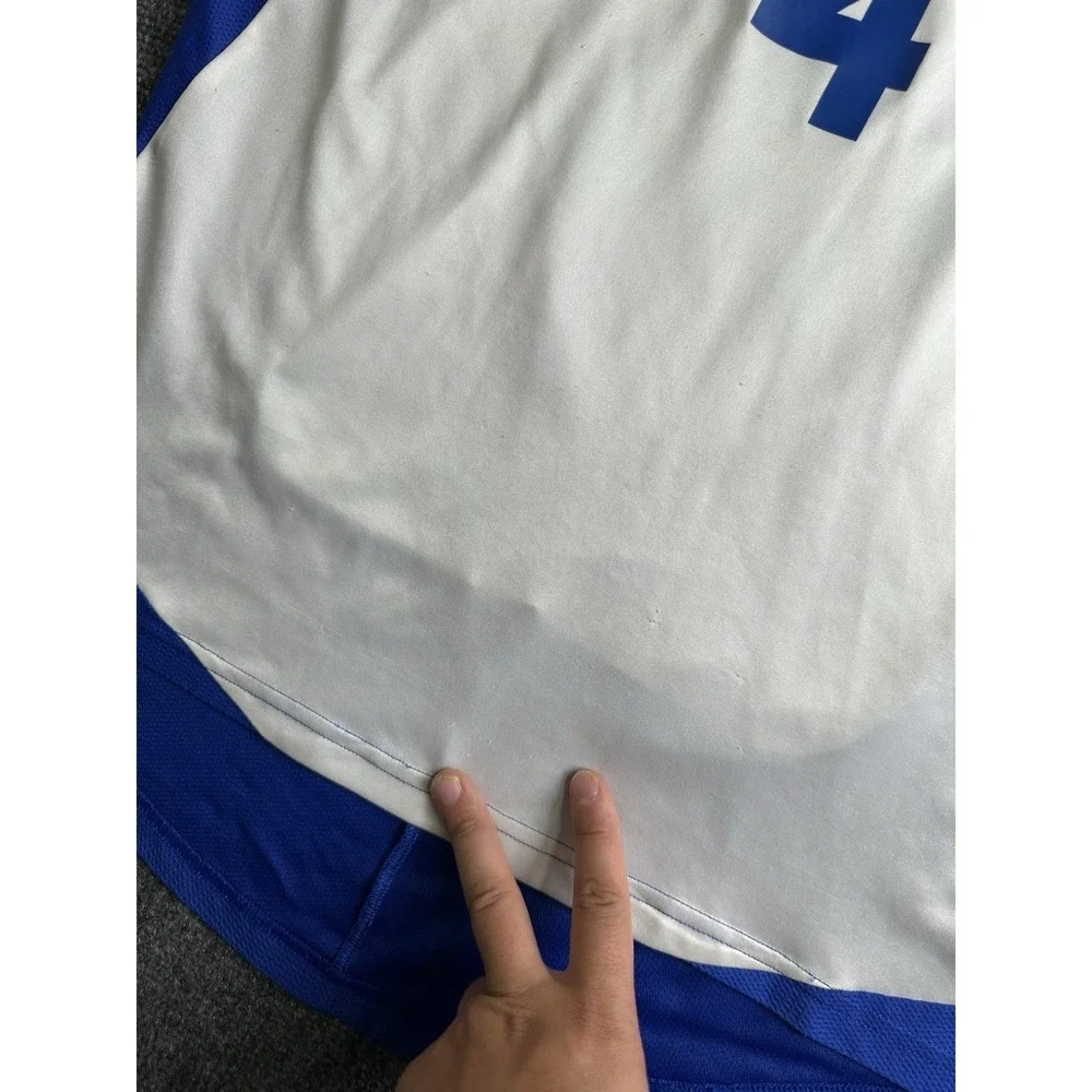 Mens Adidas Finland Sami Hyypiä #4 Home Soccer Jersey 2004, Size M